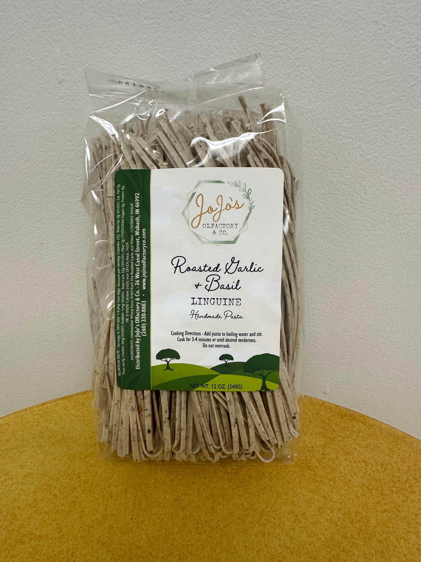 Roasted Garlic & Basil Linguine