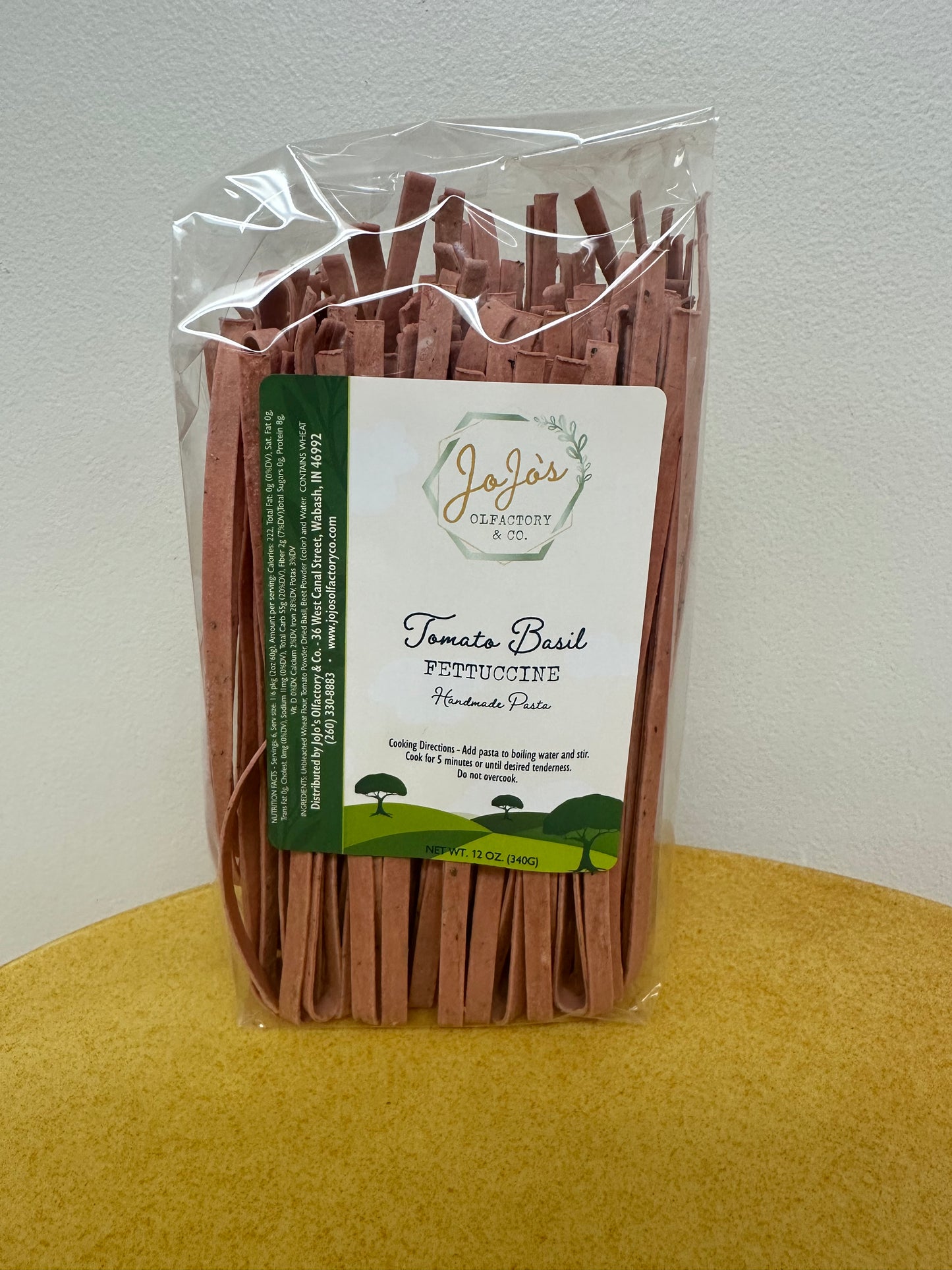 Roasted Red Bell Pepper Fettuccine